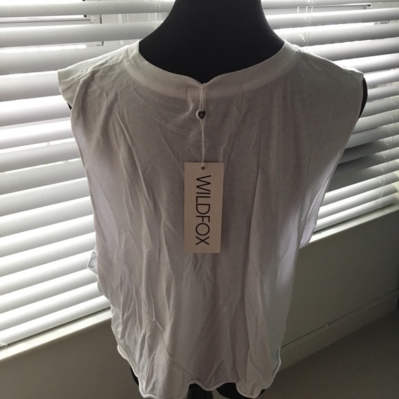 Wildfox Cool Gull White Tank - Picture 3 of 4